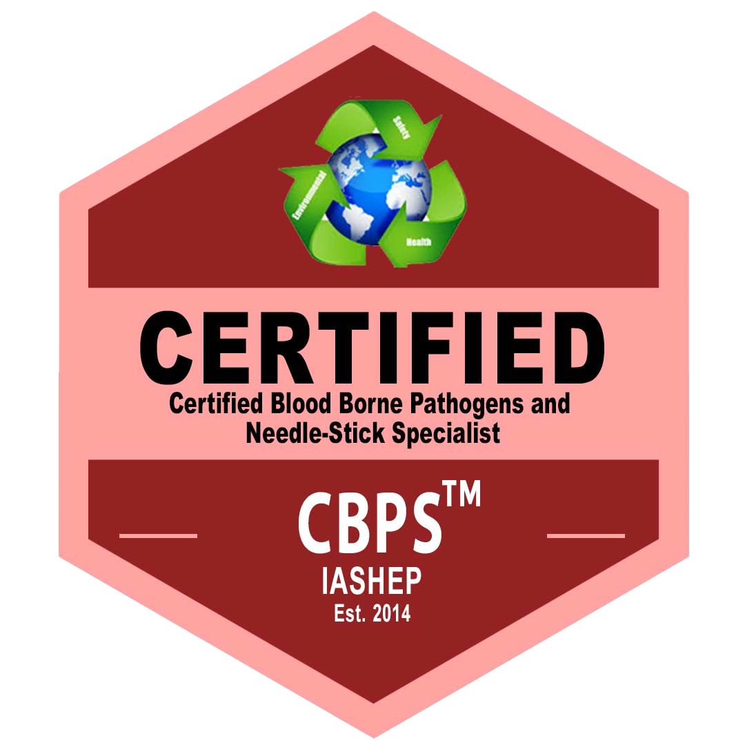 Certified Bloodborne Pathogens & Needle Stick Specialist (CBPS) Badge